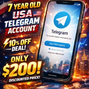 Telegram 7+ Year old account